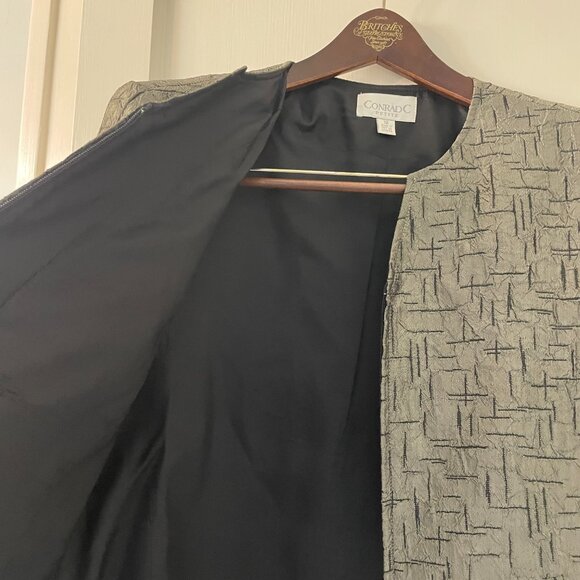 Conrad C Collection Jacket Size 12P Metallic Olive Green - Picture 7 of 8
